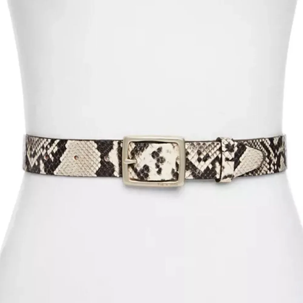 NWT Rag & Bone - Boyfriend Belt in Black/White